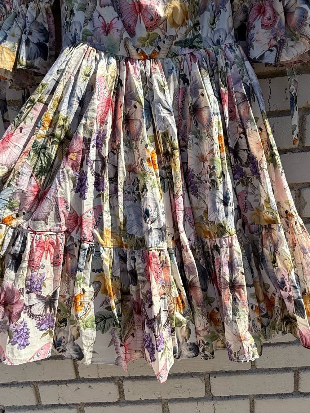 NWT Selkie The Butterfly Botanical Mini Market Dress - Size XXL - Picture 4 of 12